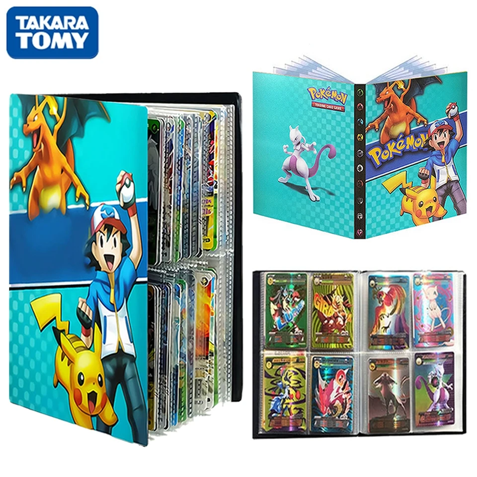 TAKARA TOMY 240Pcs Pokemon Cards Album Book Kawaii Anime Cartoon Pikachu Katchum EX GX VMAX Game Card Collection Folder Kid Toy
TAKARA TOMY 240Pcs Pokemon Cards Album Book Kawaii Anime Cartoon Pikachu Katchum EX GX VMAX Game Card Collection Folder Kid Toy