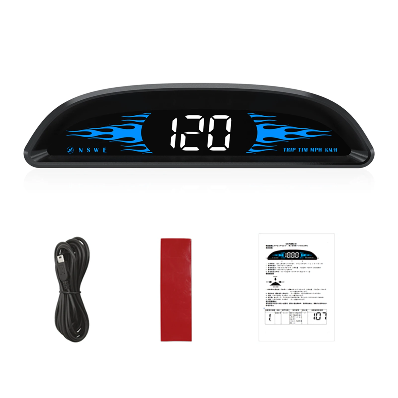Car Head-up Display Digital GPS Navigation Speedometer Dual System Display Screen Meter Electronics Accessories for All Car
Car Head-up Display Digital GPS Navigation Speedometer Dual System Display Screen Meter Electronics Accessories for All Car