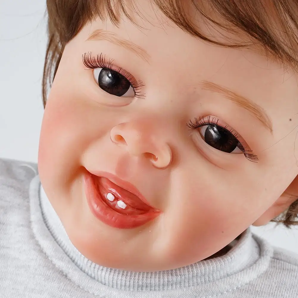 60cm Reborn Finished Painted As In Picture Baby Realistic Hand Painted Lifelike With Silicone Baby Boy Art C5g2
60cm Reborn Finished Painted As In Picture Baby Realistic Hand Painted Lifelike With Silicone Baby Boy Art C5g2