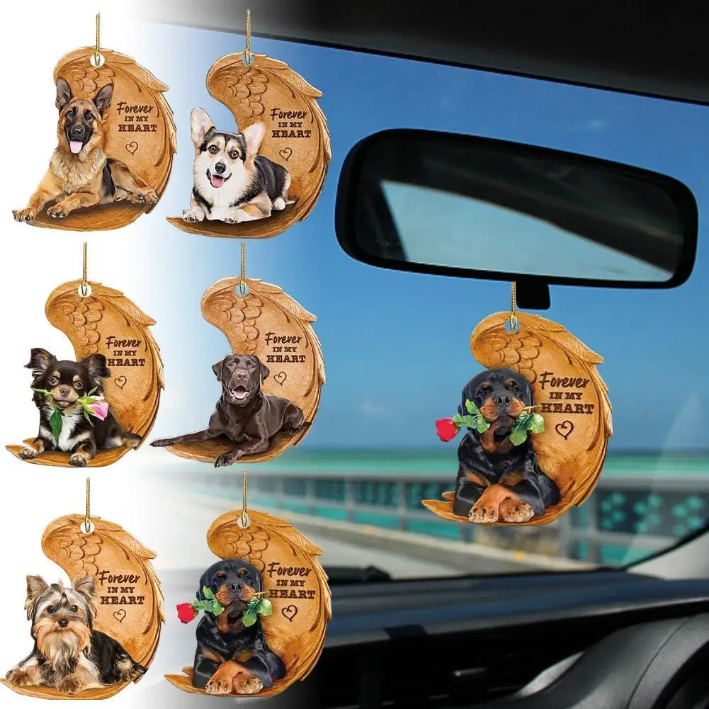 Car Cute Dog Pendant Funny Sleeping Angel Acrylic Dog Wing Pendant Cartoon Key Chain Rearview Mirror Auto Interior Decoration
Car Cute Dog Pendant Funny Sleeping Angel Acrylic Dog Wing Pendant Cartoon Key Chain Rearview Mirror Auto Interior Decoration
