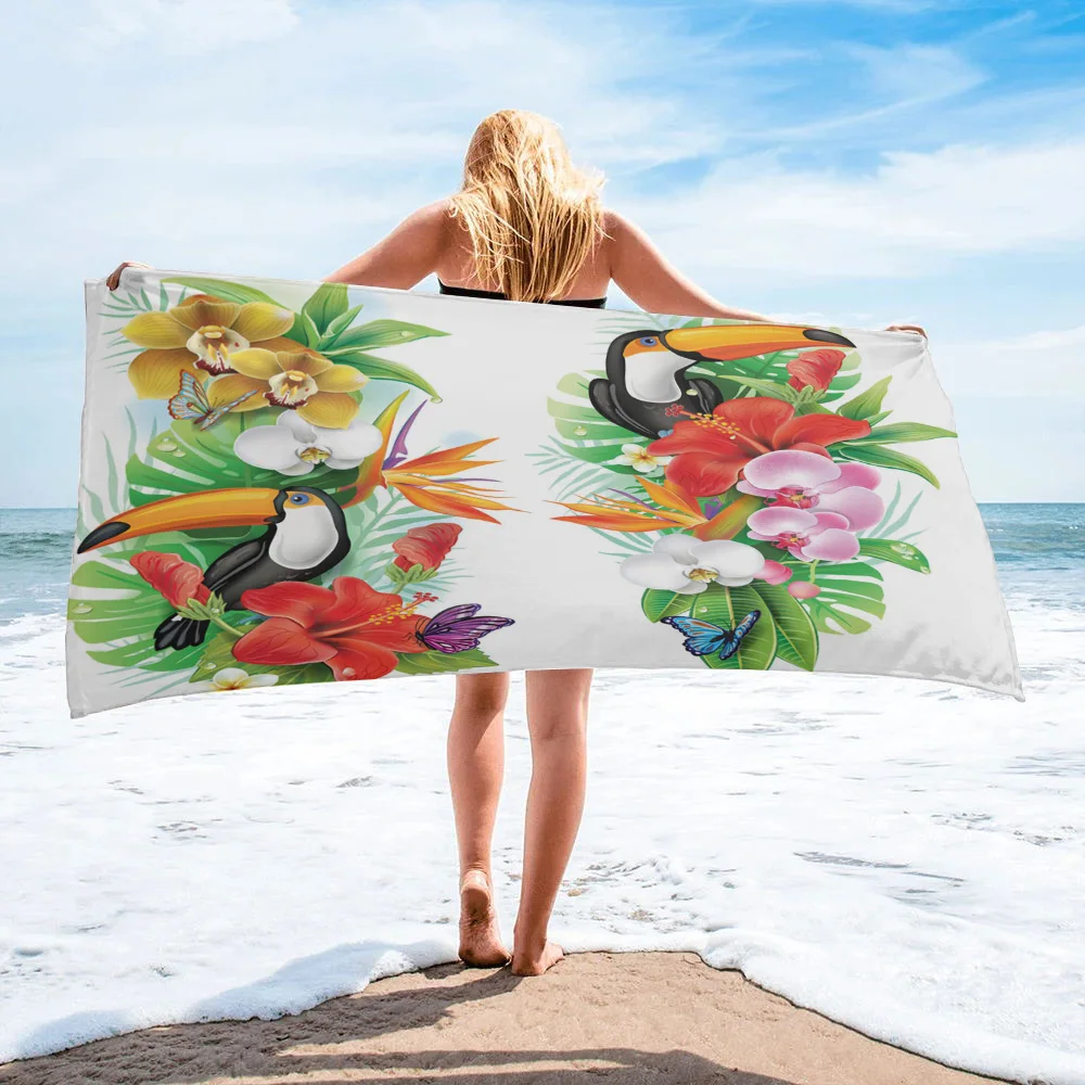 Animal Warbler Bird Tropical Flower Leaf Butterfly Bath Towel Camping Bathroom Accessories Microfiber Beach Towel Bath Towels
Animal Warbler Bird Tropical Flower Leaf Butterfly Bath Towel Camping Bathroom Accessories Microfiber Beach Towel Bath Towels