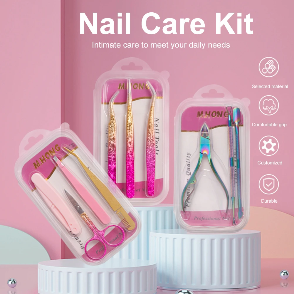 Portable Nail Manicure Set Dead Skin Barb Removal Nail Polish Removal Tool Eyebrow Trimming Scissors Tweezers Hand Nail Care Kit
Portable Nail Manicure Set Dead Skin Barb Removal Nail Polish Removal Tool Eyebrow Trimming Scissors Tweezers Hand Nail Care Kit