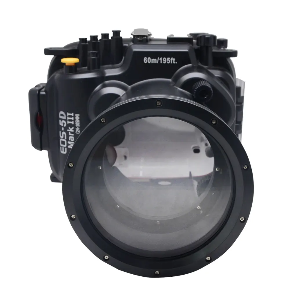 

Mcoplus 40M/130F Waterproof Underwater Housing Camera Housing Case bag protector for Canon 5D Mark III 5d3 24-105mm Lens