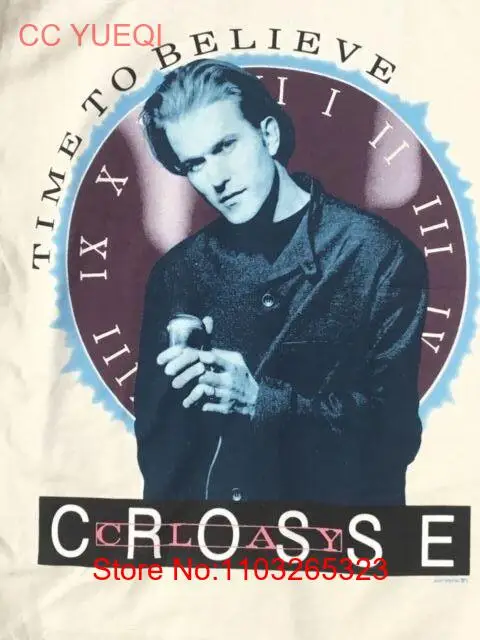 Clay Crosse TIME TO BELIEVE 1995 2-сторонняя бежевая/коричневая футболка размера L большая новая