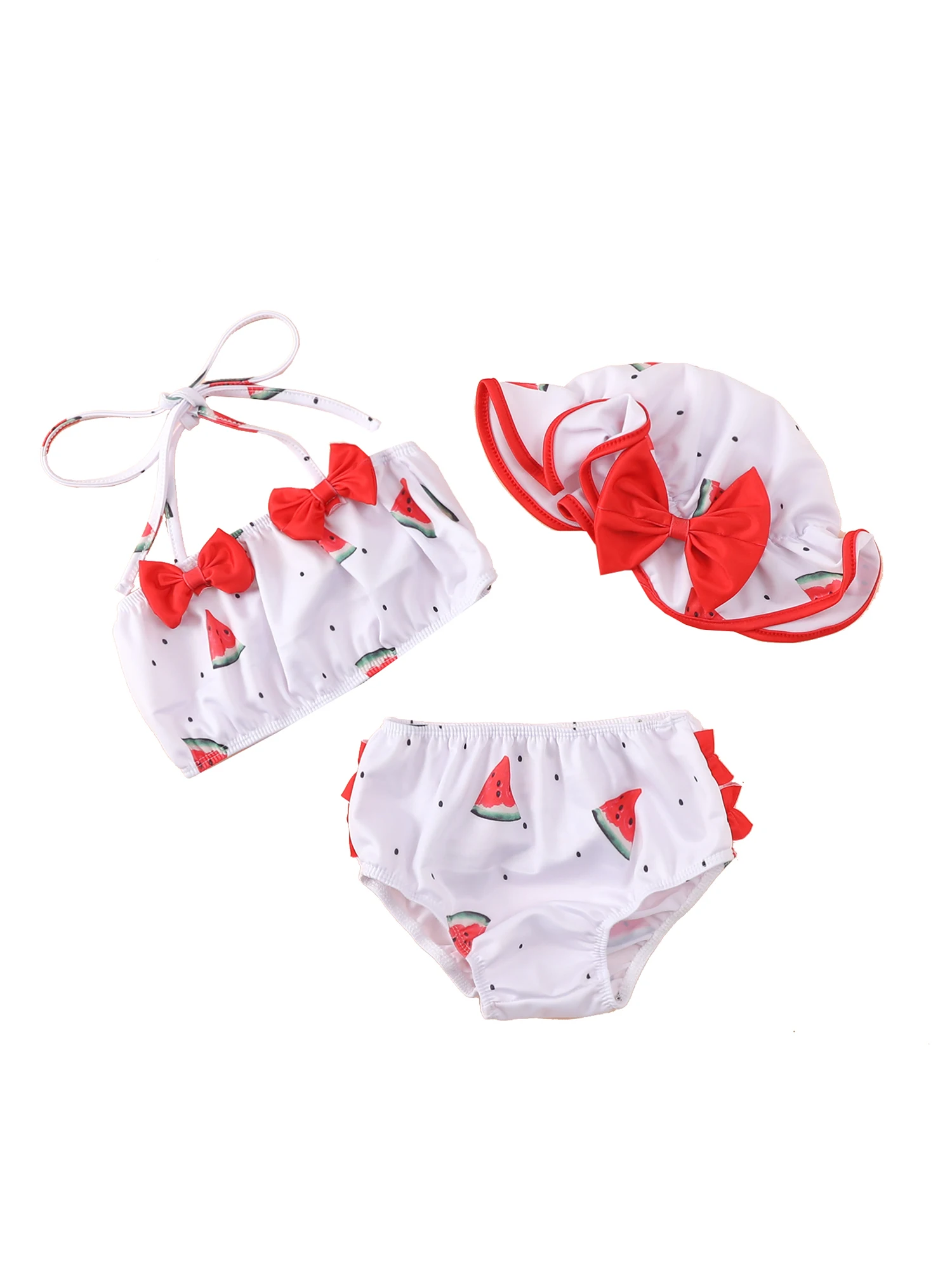 Baby Outfits for Girls Summer Bikini Swimsuit Infant Bathing Halterneck Suit Bikini Sets Swimwear Clothes 3Pcs
Baby Outfits for Girls Summer Bikini Swimsuit Infant Bathing Halterneck Suit Bikini Sets Swimwear Clothes 3Pcs