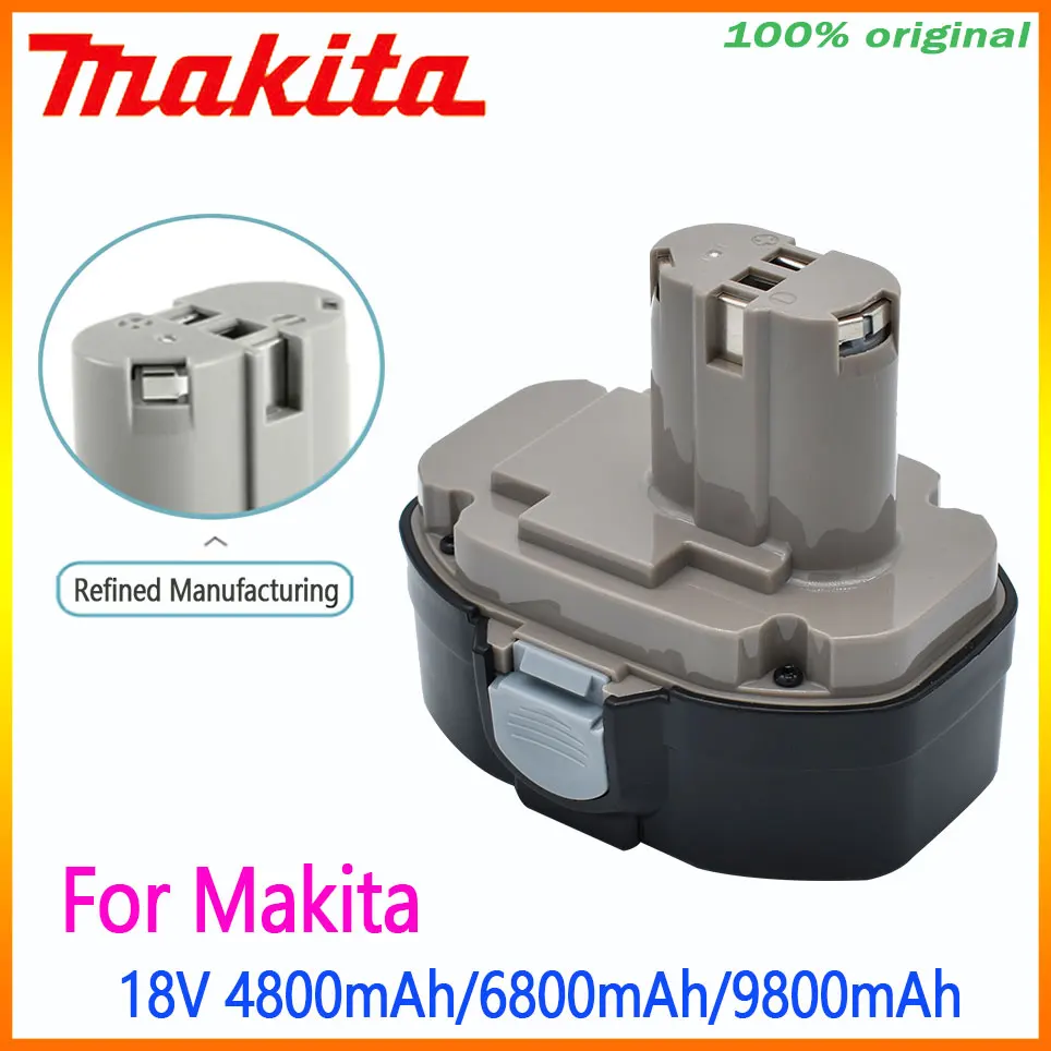 18V Makita 4800mAh/6800mAh/9800mAh Ni-MH Battery Replace Makita 18VBattery PA18 1822 1823 1833 1834 1835 1835F 192828-1 192829-9
18V Makita 4800mAh/6800mAh/9800mAh Ni-MH Battery Replace Makita 18VBattery PA18 1822 1823 1833 1834 1835 1835F 192828-1 192829-9