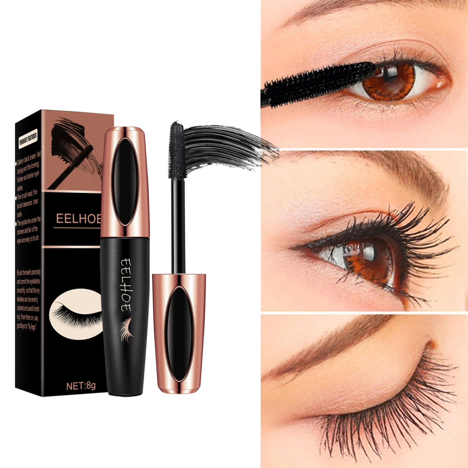 Waterproof Fiber Lash Mascara Slender and Thick Natural Curl Lengthens Eyelash Growth Lash Lift Bulklash Eyelashes Make Up 8g
Waterproof Fiber Lash Mascara Slender and Thick Natural Curl Lengthens Eyelash Growth Lash Lift Bulklash Eyelashes Make Up 8g