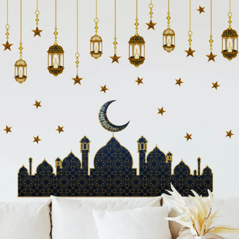 Moon Star Lantern Wall Sticker Cartoon Children's Bedroom Background Decora Kindergarten Classroom Sticker Antifouling Removable
Moon Star Lantern Wall Sticker Cartoon Children's Bedroom Background Decora Kindergarten Classroom Sticker Antifouling Removable