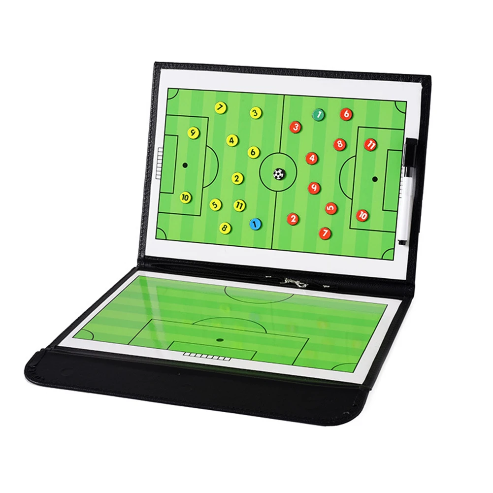 Football Coaching Board Foldable Tactical Coach Clipboard with Magnetic Marker Dry Erase Marker Pen Double Sided Tactic Board
Football Coaching Board Foldable Tactical Coach Clipboard with Magnetic Marker Dry Erase Marker Pen Double Sided Tactic Board