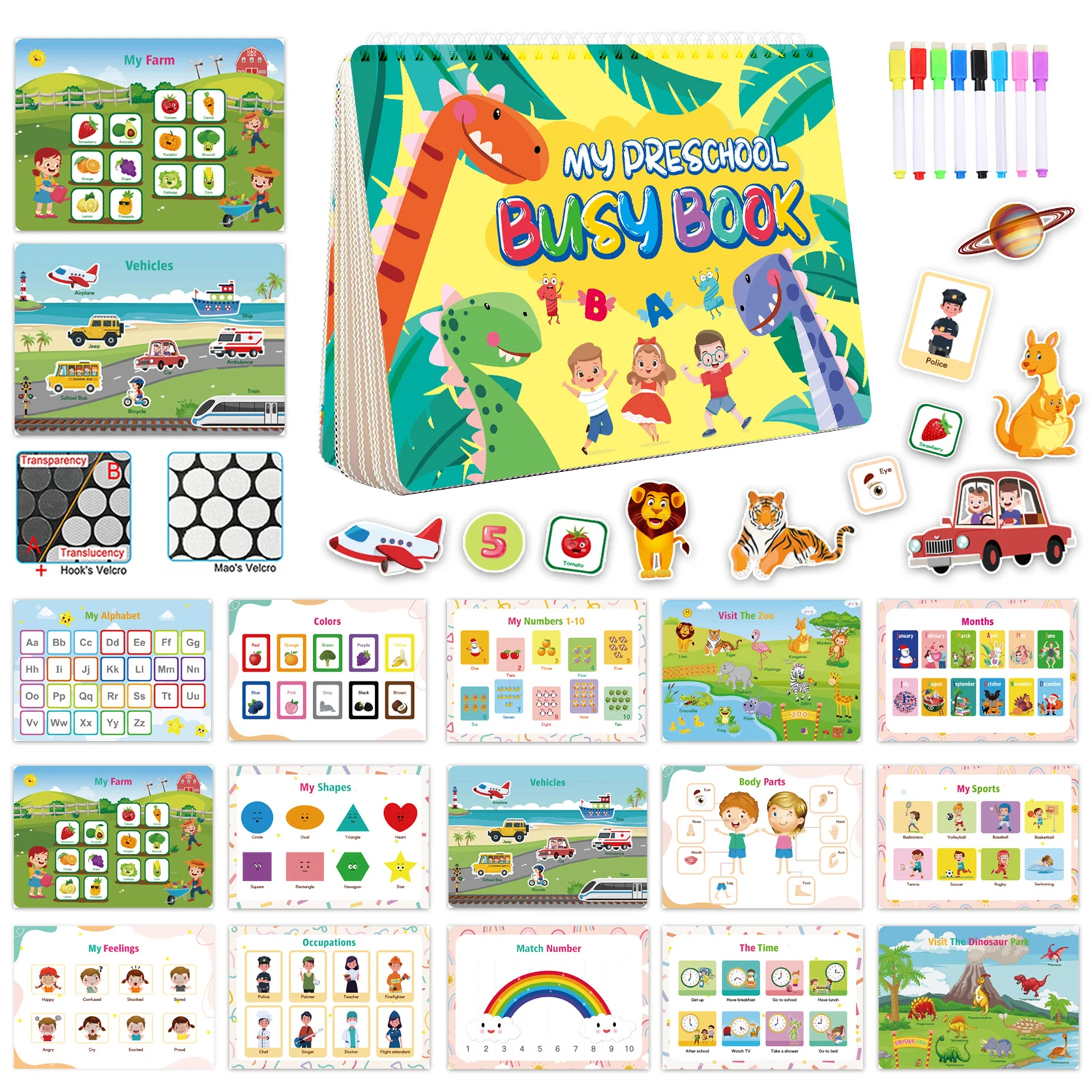 Preschool Learning Book For Toddlers Learn Number Alphabet Animal Busy Book Educational Preschool Learning Book For 3 4 5 6
Preschool Learning Book For Toddlers Learn Number Alphabet Animal Busy Book Educational Preschool Learning Book For 3 4 5 6