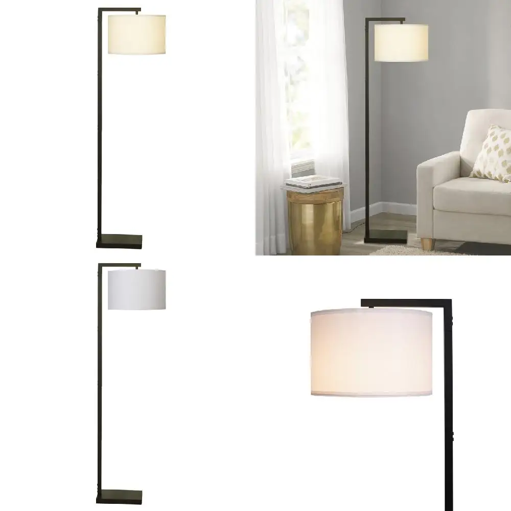 Stunning 62in Black Metal Floor Lamp with On/Off Foot Switch - An Exquisite Addition to Your Home Decor.
Stunning 62in Black Metal Floor Lamp with On/Off Foot Switch - An Exquisite Addition to Your Home Decor.