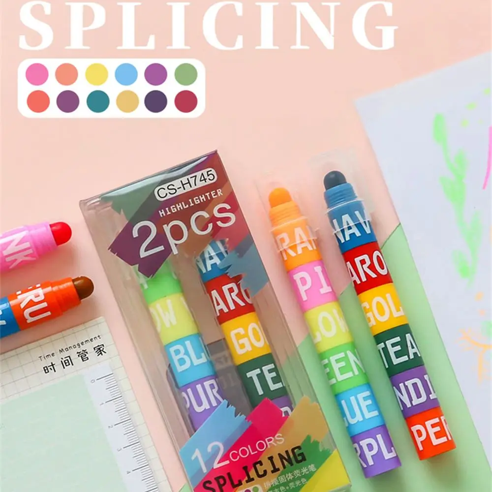 Простроченный однотонный хайлайтер, 6 цветов, в стиле ретро
Простроченный однотонный хайлайтер, 6 цветов, в стиле ретро