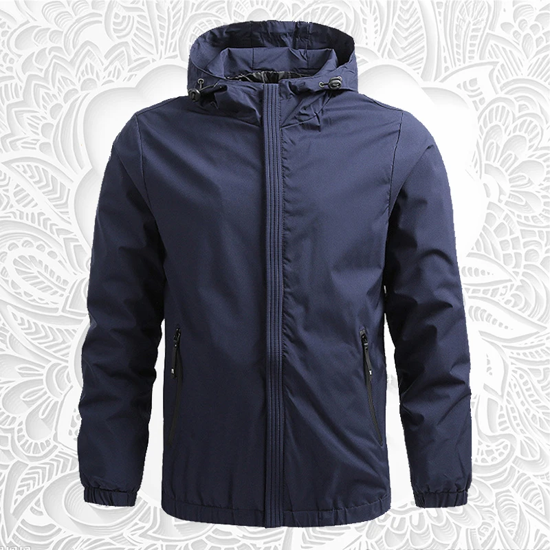 New Spring Autumn hooded Jacket Men Casual Windbreaker Jacket Coat High Quality Slim Jacket Mens
New Spring Autumn hooded Jacket Men Casual Windbreaker Jacket Coat High Quality Slim Jacket Mens