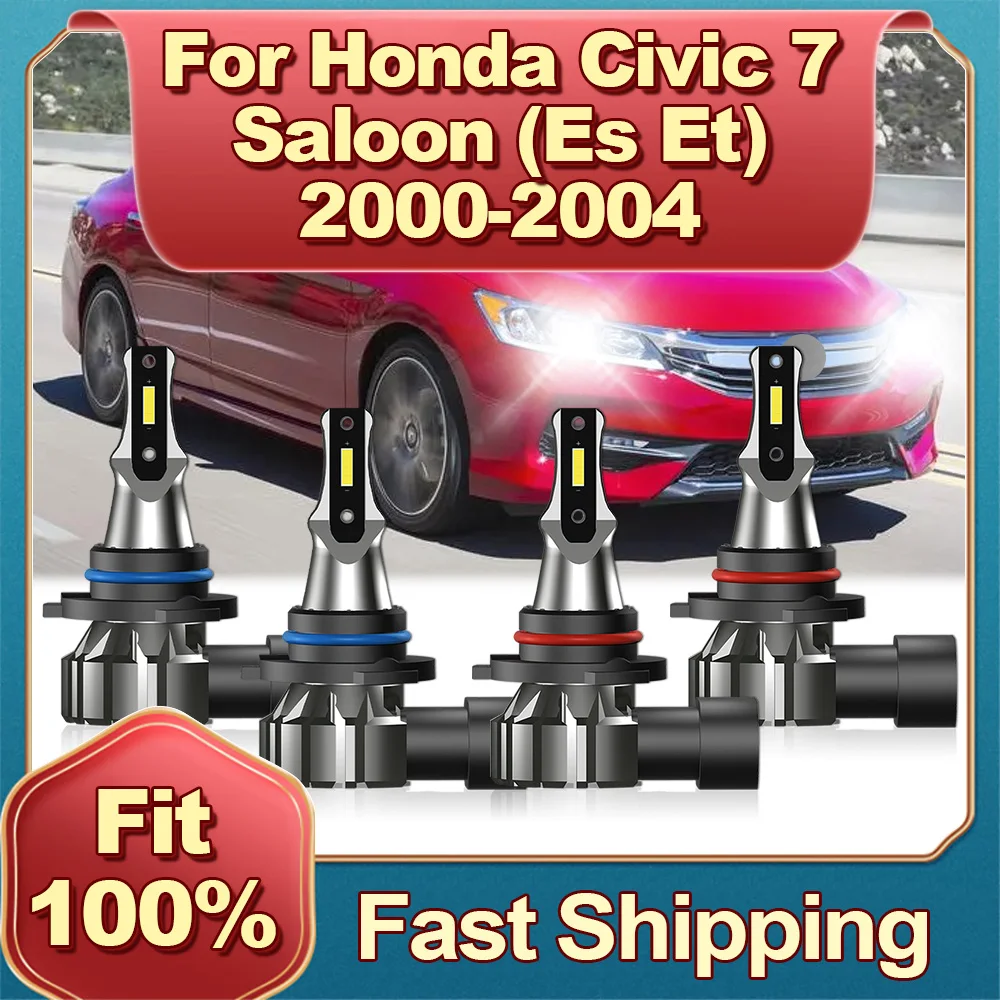 2/4 шт. автомобильные лампы 2000 лм для HONDA CIVIC 7 Saloon ES ET 2001 2002 2003 2004