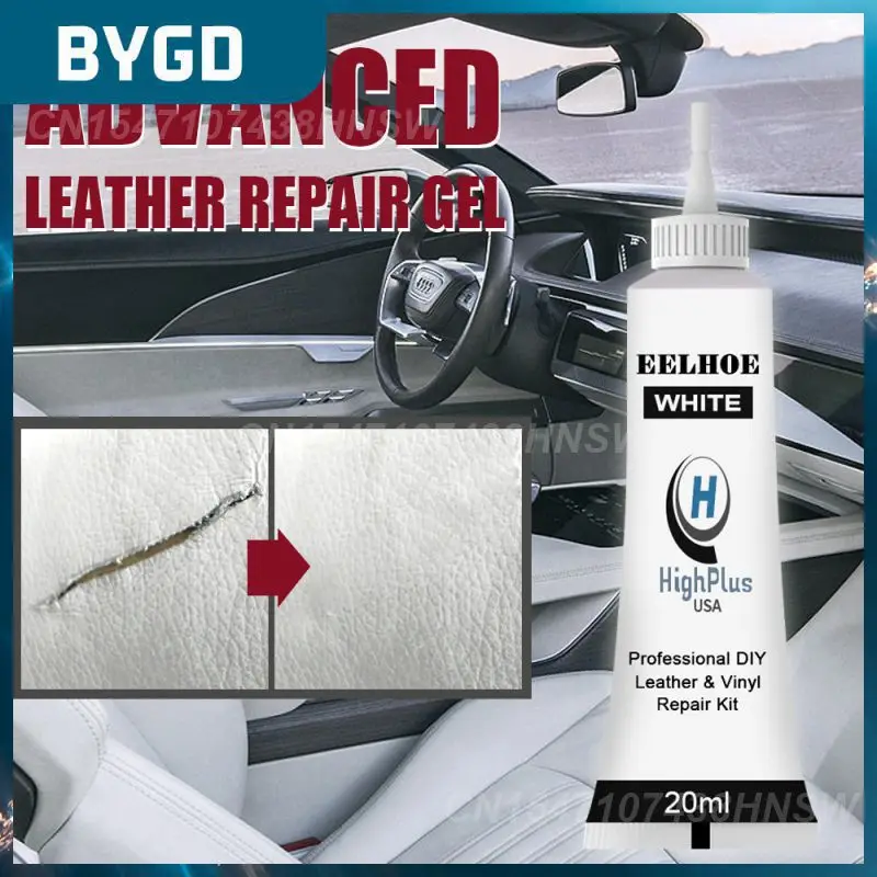 

25.00g Fast Repair Car Leather Repair Kit Effective Auto Complementary Color Paste Car Seat Sofa Scratch Cracks Paint 20ml