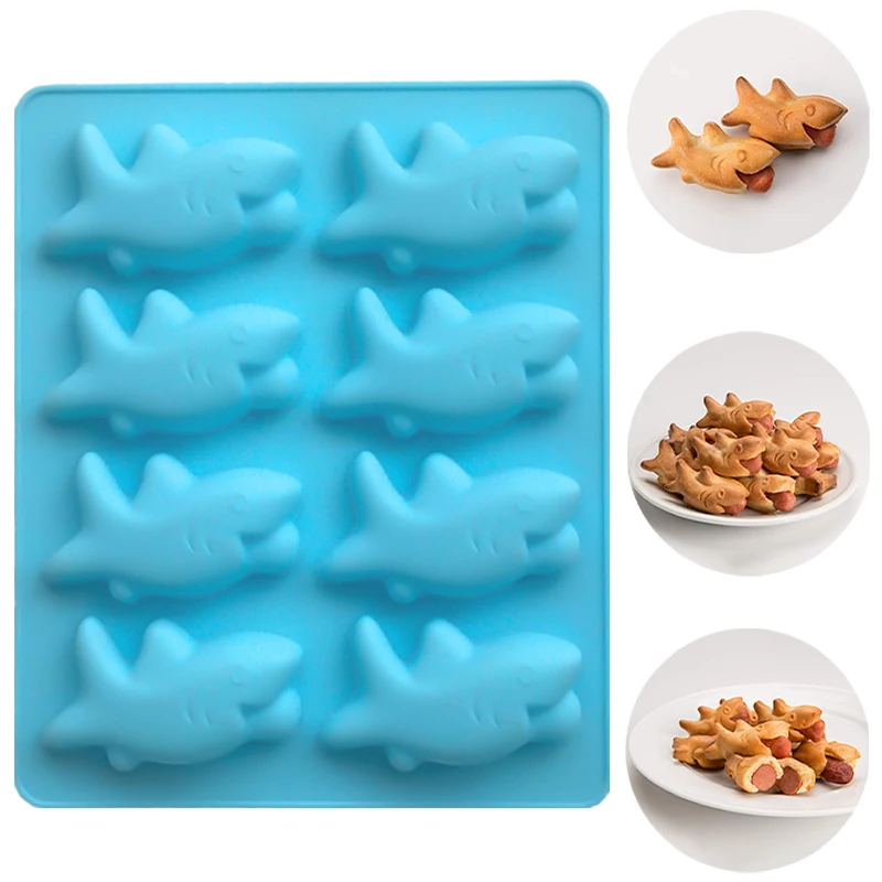 Shark Fondant Silicone Mold Kitchen DIY Cake Baking Decoration Fudge Cookies Chocolate Mould Kitchen Breakfast Baking Tools
Shark Fondant Silicone Mold Kitchen DIY Cake Baking Decoration Fudge Cookies Chocolate Mould Kitchen Breakfast Baking Tools