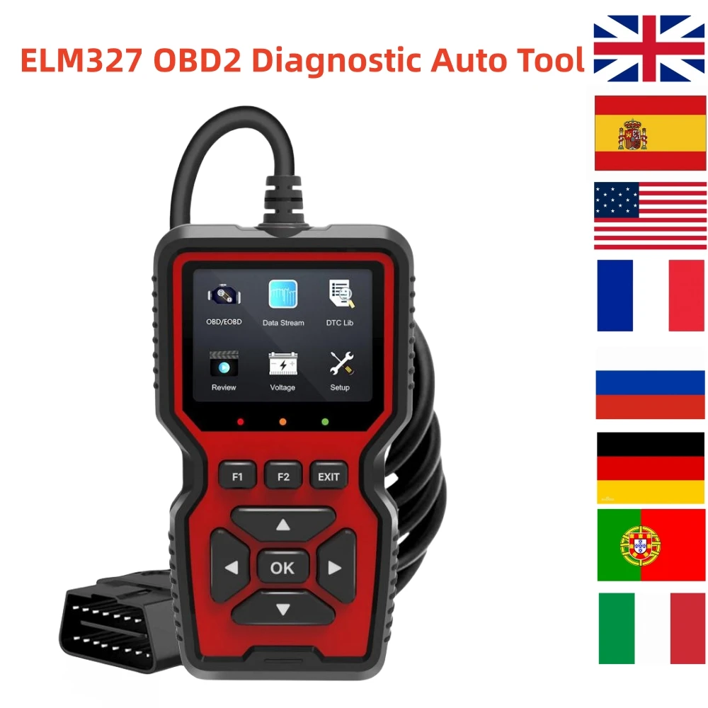Автомобильный инструмент ELM327 для диагностики неисправности двигателя OBD2, считывание неисправности двигателя, тестирование аккумулятора, obd тестирование, диагностический инструмент для автомобиля
Автомобильный инструмент ELM327 для диагностики неисправности двигателя OBD2, считывание неисправности двигателя, тестирование аккумулятора, obd тестирование, диагностический инструмент для автомобиля