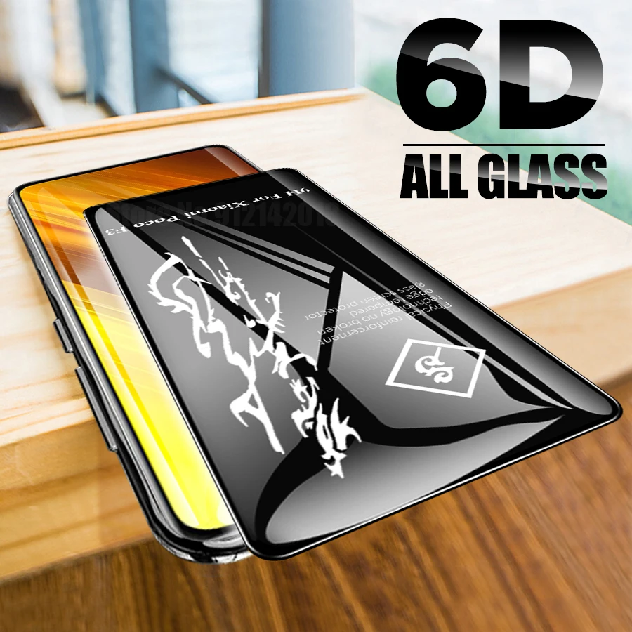 6D Full Tempered Glass For Xiaomi Mi 10T 9T Poco X3 NFC F3 M3 F2 Pro F1 Redmi Note 10 9 8 7 Pro 9S 9T 9A Screen Protector Glass
6D Full Tempered Glass For Xiaomi Mi 10T 9T Poco X3 NFC F3 M3 F2 Pro F1 Redmi Note 10 9 8 7 Pro 9S 9T 9A Screen Protector Glass