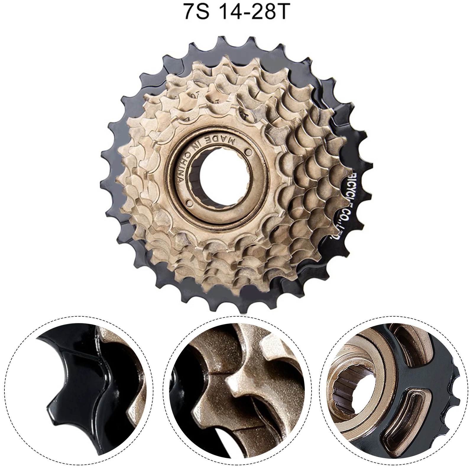Bicycle Components 7Speed Thread Type Sprocket 7-speed/24-speed Bicycle 7-speed Gearshift Wheels Positioning Flywheel
Bicycle Components 7Speed Thread Type Sprocket 7-speed/24-speed Bicycle 7-speed Gearshift Wheels Positioning Flywheel