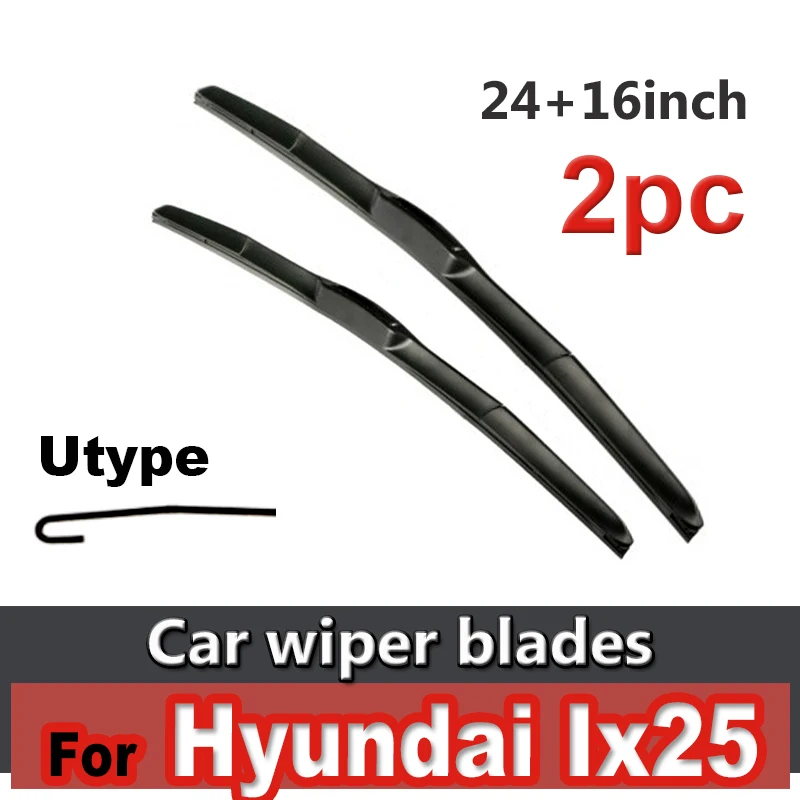 Wiper LHD RHD Front Wiper Blades For Hyundai Ix25 Creta Cantus 2014 - 2019 Windshield Windscreen Window Brushes 24"+16"
Wiper LHD RHD Front Wiper Blades For Hyundai Ix25 Creta Cantus 2014 - 2019 Windshield Windscreen Window Brushes 24"+16"