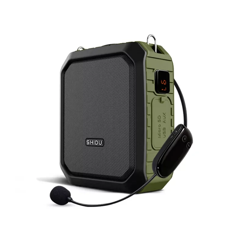 2022 2022.SHIDU 18W Portable Wireless Bluetooth Speaker Waterproof Voice Amplifier With UHF Microphone For Teacher Support AUX
2022 2022.SHIDU 18W Portable Wireless Bluetooth Speaker Waterproof Voice Amplifier With UHF Microphone For Teacher Support AUX