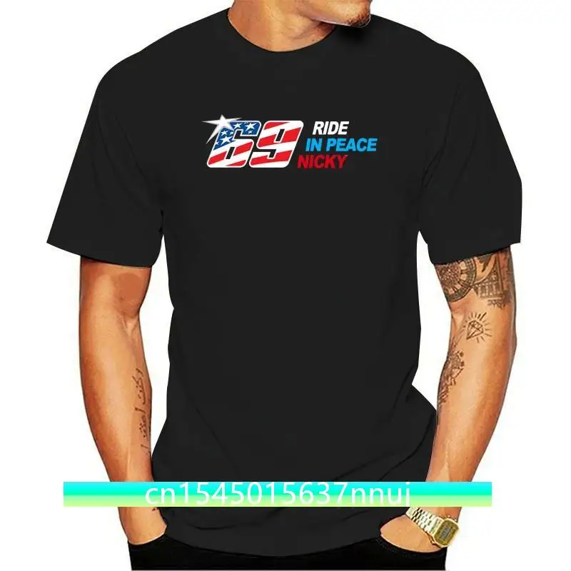 RIP Nicky Hayden 69 T-shirt Rider In Peace T Shirt Men Tops Letter Tees America Fashion Clothing Cotton Tshirt Oversized
RIP Nicky Hayden 69 T-shirt Rider In Peace T Shirt Men Tops Letter Tees America Fashion Clothing Cotton Tshirt Oversized