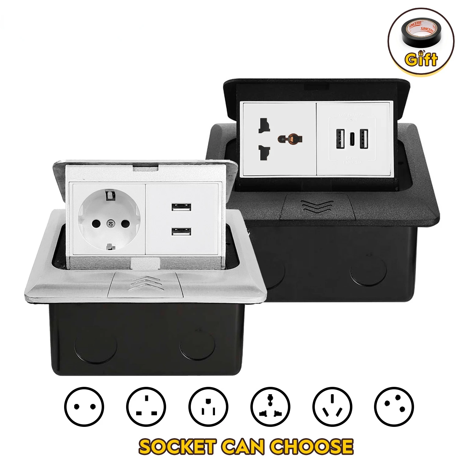 Выдвижная напольная розетка, полностью металлическая панель, европейский стандарт USB TYPE-C, стол для стола, настенная установка, кухонная мас...
Выдвижная напольная розетка, полностью металлическая панель, европейский стандарт USB TYPE-C, стол для стола, настенная установка, кухонная мас...