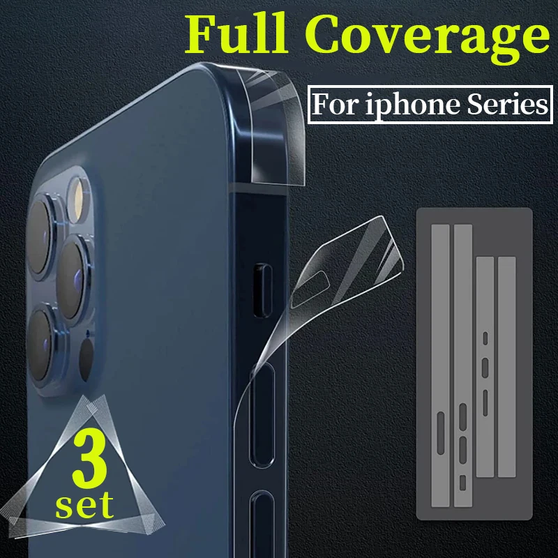 For iPhone Side Film Sticker for IPhone 14 13 12 11 Pro Max Clear Protective Border Hydrogel Film for IPhone X Series 8 Plus
For iPhone Side Film Sticker for IPhone 14 13 12 11 Pro Max Clear Protective Border Hydrogel Film for IPhone X Series 8 Plus