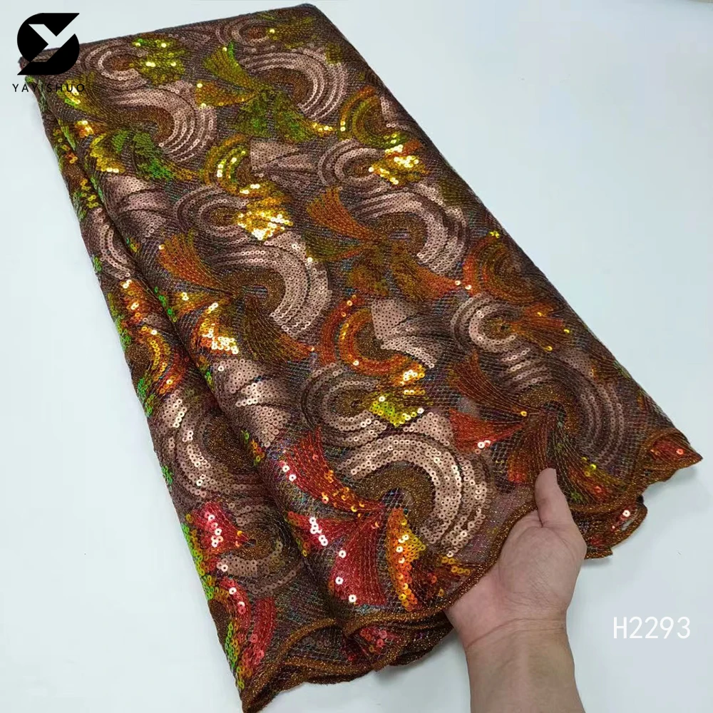 African Organza Sequins Net Lace Fabric 5 Yards 2022 High Quality Nigerian Wedding French Tulle Lace Material H2293
African Organza Sequins Net Lace Fabric 5 Yards 2022 High Quality Nigerian Wedding French Tulle Lace Material H2293
