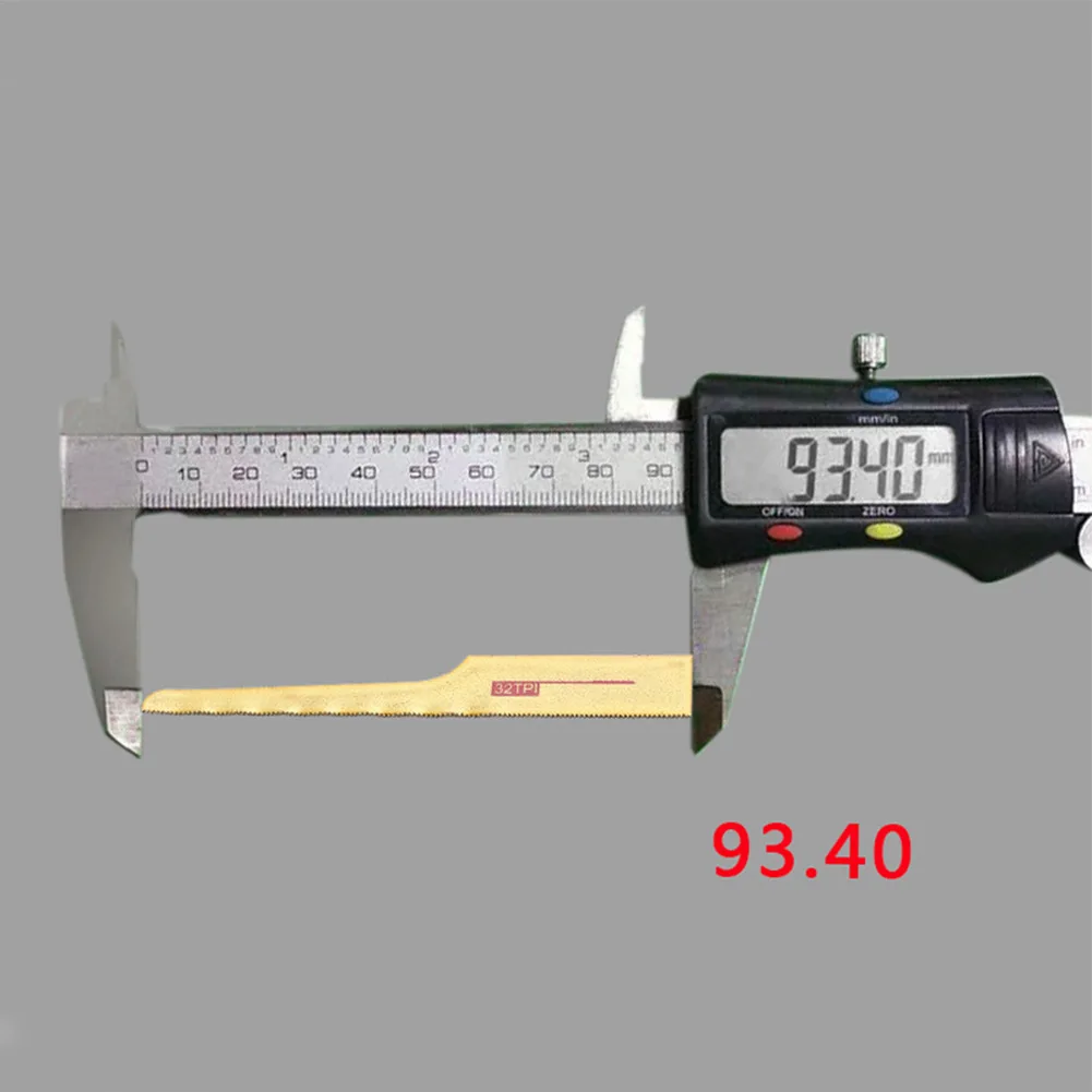 10Pcs 32-tooth Pneumatic Saw Blades Air Tool Gold For Wood Fiberglass Plastic Sheet Metals Cutting Reciprocating Saw Blades
10Pcs 32-tooth Pneumatic Saw Blades Air Tool Gold For Wood Fiberglass Plastic Sheet Metals Cutting Reciprocating Saw Blades