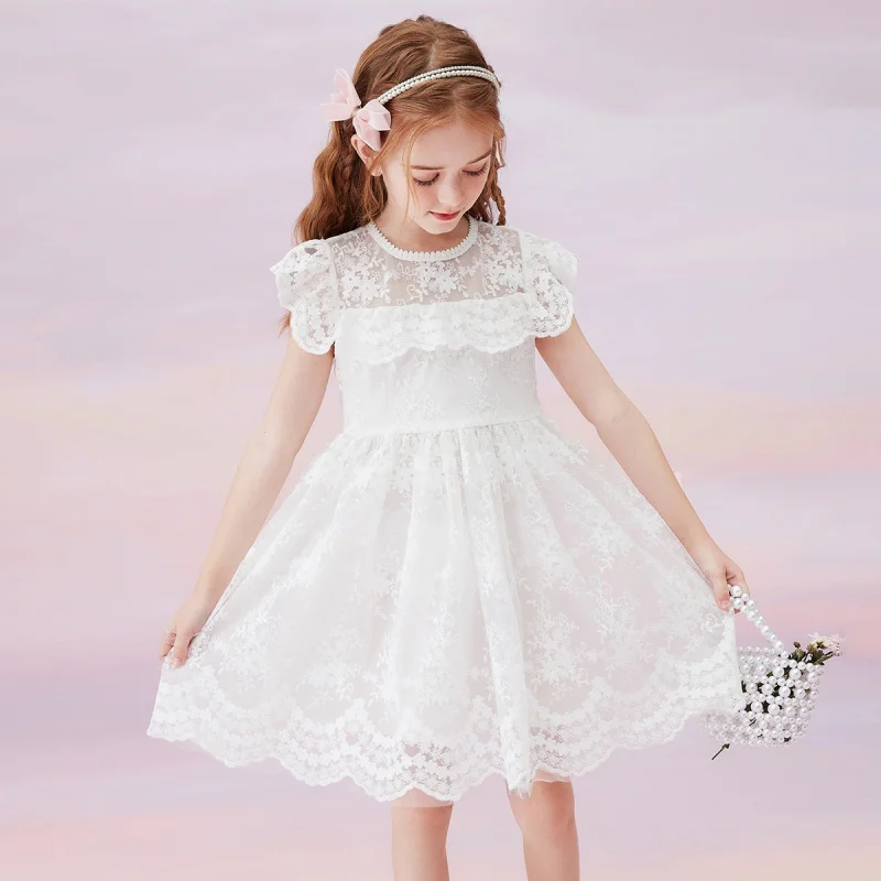 Forest Kids White 2022 Summer Short Sleves Birthday Party Flowers Elegant Princes Lace Casual Teen 16 Year Old Girls Dress
Forest Kids White 2022 Summer Short Sleves Birthday Party Flowers Elegant Princes Lace Casual Teen 16 Year Old Girls Dress