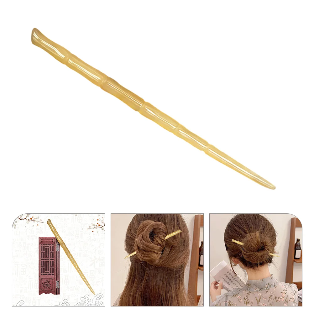 

Horn Hairpin Bun Accessories Women Chopsticks Girls Long Buns Barrettes Thick Womens Steamed Stuffed