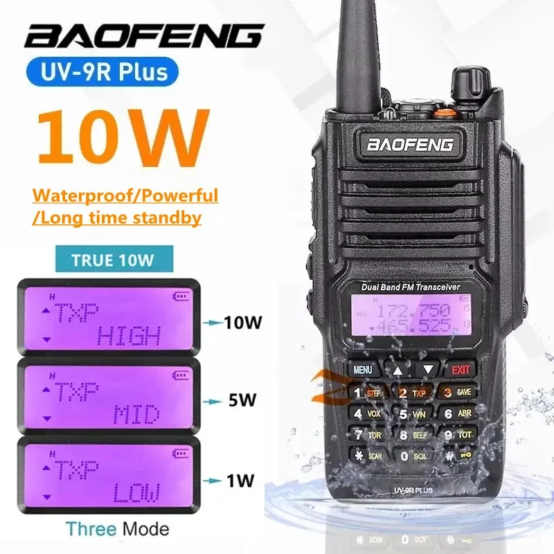 2023 Baofeng UV9R Plus Waterproof Walkie Talkie UV-9R plus Dual Band Portable CB Ham Radios FM Transceiver Two Way Radio
2023 Baofeng UV9R Plus Waterproof Walkie Talkie UV-9R plus Dual Band Portable CB Ham Radios FM Transceiver Two Way Radio