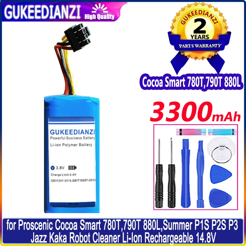 New Battery for Proscenic KAKA760 Cocoa Smart 780T CocoaSmart 790T 880L,Summer P1 P1S P2 P2S P3 Jazz Kaka P2H8 MC70 MC65 Li-ion
New Battery for Proscenic KAKA760 Cocoa Smart 780T CocoaSmart 790T 880L,Summer P1 P1S P2 P2S P3 Jazz Kaka P2H8 MC70 MC65 Li-ion