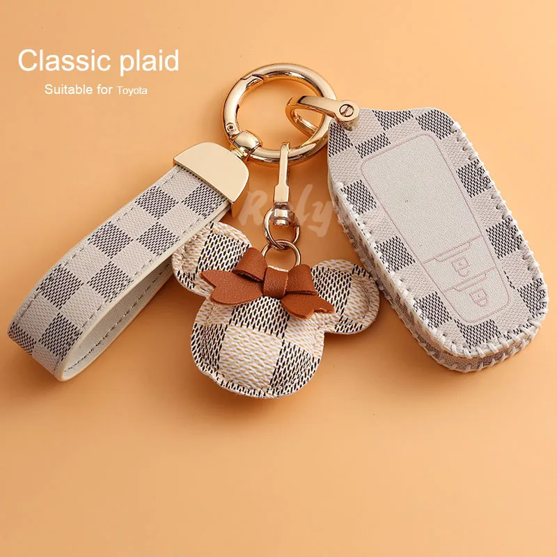 Leather Car Key Case Cover Protection For Toyota Camry RAV4 Prius CHR C-HR Avalon Corolla Land Cruiser Prado Auto Accessories
Leather Car Key Case Cover Protection For Toyota Camry RAV4 Prius CHR C-HR Avalon Corolla Land Cruiser Prado Auto Accessories