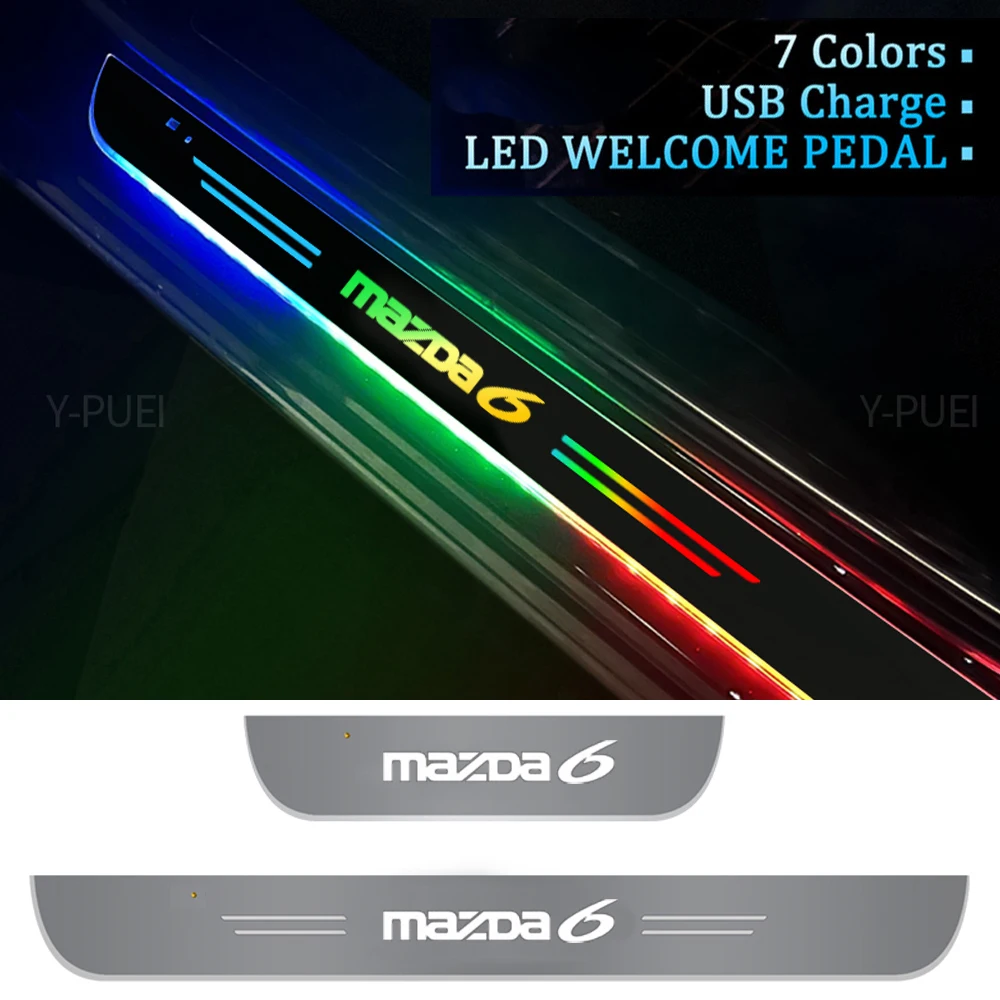 Car LED Projector Lamp Acrylic for Mazda6 Logo Car Door Sill Welcome Pedal LED Streamer Lights Scuff Plate Pedal Decor Strip
Car LED Projector Lamp Acrylic for Mazda6 Logo Car Door Sill Welcome Pedal LED Streamer Lights Scuff Plate Pedal Decor Strip