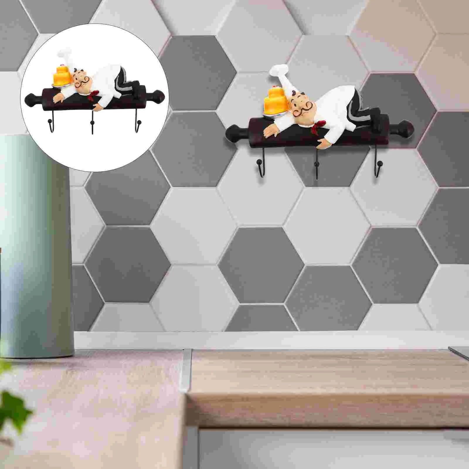Chef Wall Hanger Hooks Hook Door Kitchen Rack Cook Fat Bakery Resin Mount Coat Cute Statue Hat Towel Clothes Decorative Design
Chef Wall Hanger Hooks Hook Door Kitchen Rack Cook Fat Bakery Resin Mount Coat Cute Statue Hat Towel Clothes Decorative Design