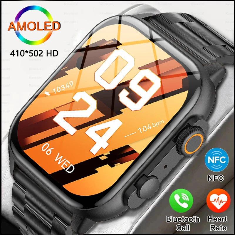 2023 HK9 Ultra Smart Watch Men Women 2.0 Inch High Refresh Rate AMOLED Screen NFC Bluetooth Call Smart watch For Apple Huawei
2023 HK9 Ultra Smart Watch Men Women 2.0 Inch High Refresh Rate AMOLED Screen NFC Bluetooth Call Smart watch For Apple Huawei