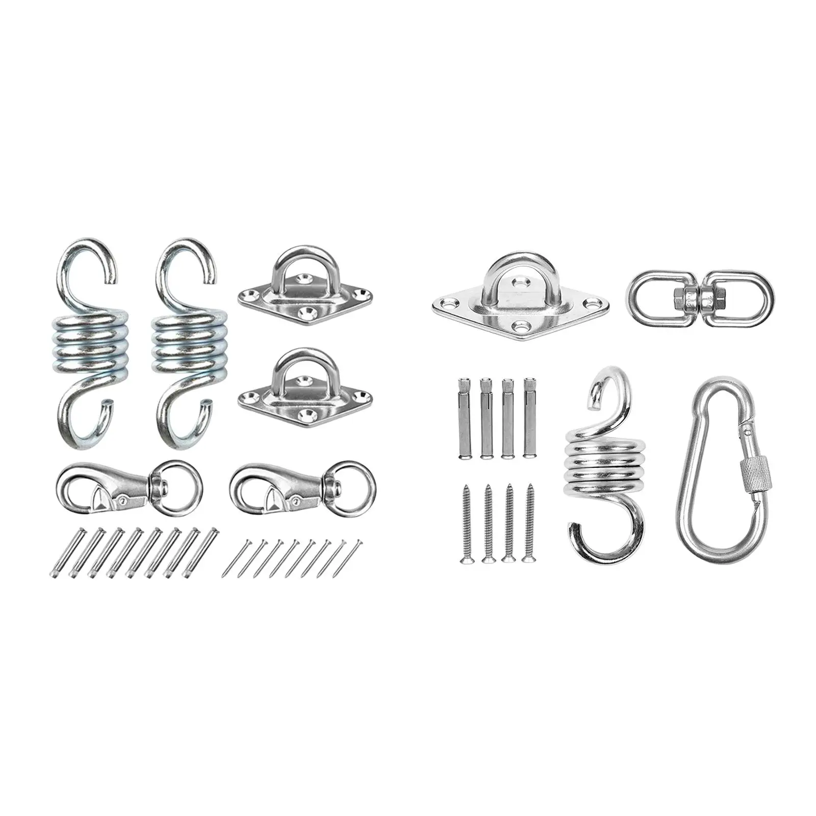 Hammock Chair Hanging Kit Hardware Ceiling Hook Pad Eye Plate Swivel Hanger Stainless Steel for Training Straps Hammocks Chairs
Hammock Chair Hanging Kit Hardware Ceiling Hook Pad Eye Plate Swivel Hanger Stainless Steel for Training Straps Hammocks Chairs