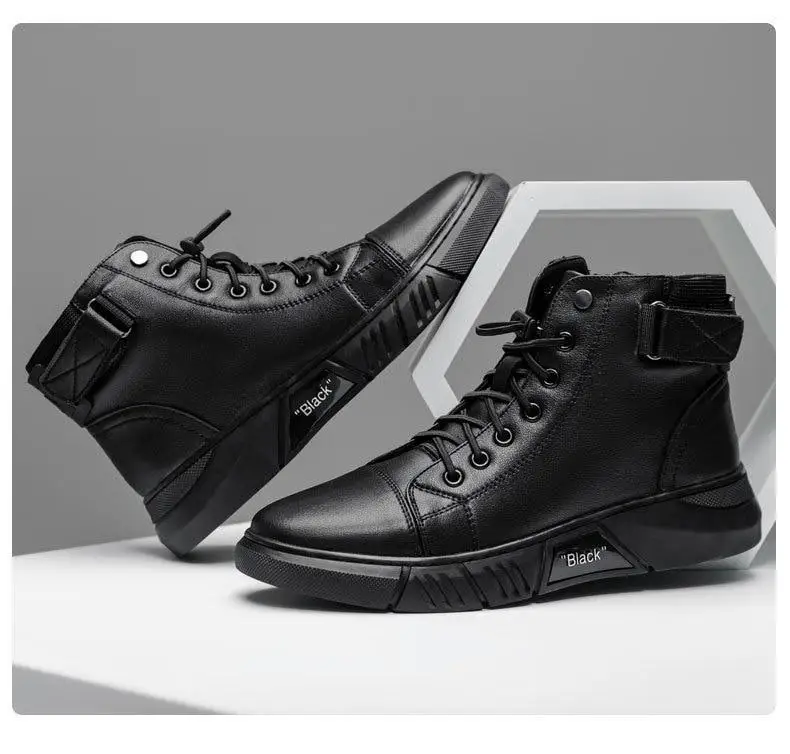 Martini Black Leather Boots Mens Fashion Causal Shoes Black Casual Male Shoe Sneaker Man Loafers Spring Winter Boots Men Leather
Martini Black Leather Boots Mens Fashion Causal Shoes Black Casual Male Shoe Sneaker Man Loafers Spring Winter Boots Men Leather