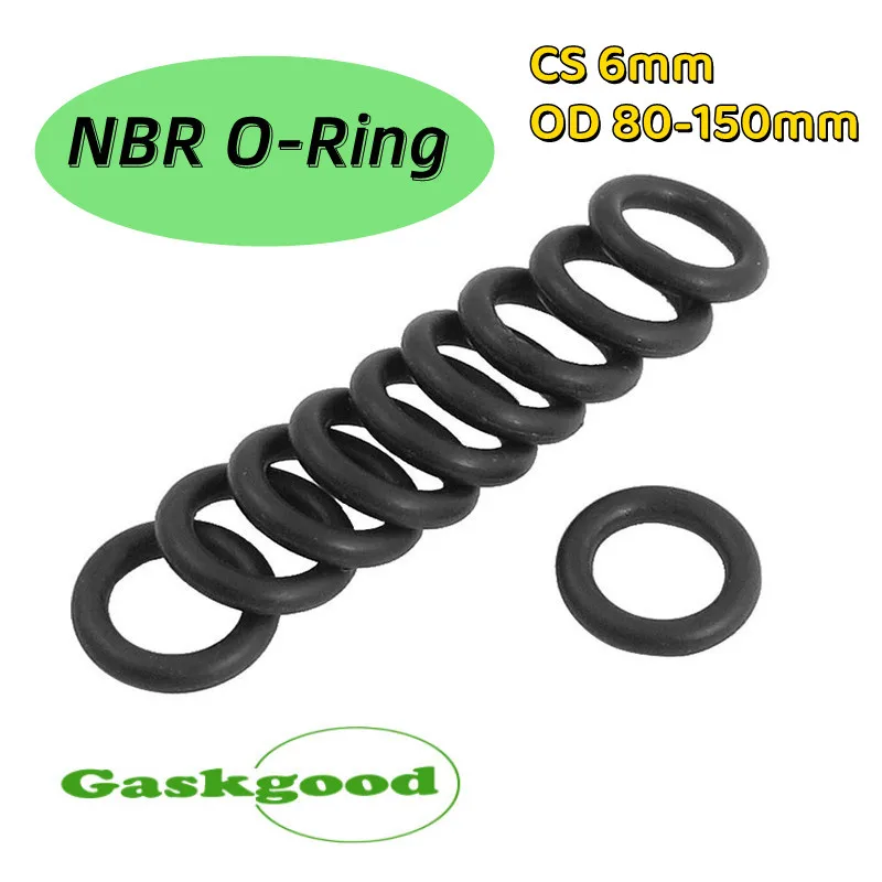 1pcs Black NBR O Ring Seal Gasket Thickness CS 6mm OD 80-150mm Nitrile Rubber O-Ring Waterproof Oil Resistant Sealing Washer
1pcs Black NBR O Ring Seal Gasket Thickness CS 6mm OD 80-150mm Nitrile Rubber O-Ring Waterproof Oil Resistant Sealing Washer