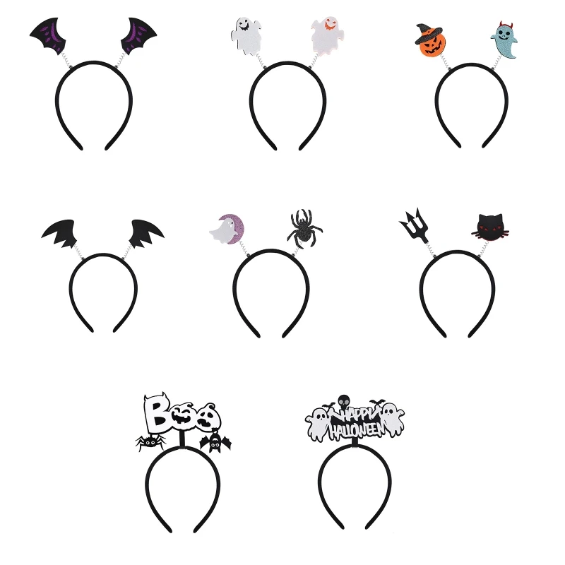 Creative Hair Hoop Ghost Pumpkin Wing Hair Hoop Headband Headwear Party Photo Hair Accessories for Halloween Parties
Creative Hair Hoop Ghost Pumpkin Wing Hair Hoop Headband Headwear Party Photo Hair Accessories for Halloween Parties