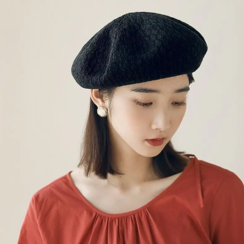 MAXSITI U Spring summer Women Handmade Beret Hat breathable linen black painter hat girl thin Beret gift Present Beret 2022 Cap 
MAXSITI U Spring summer Women Handmade Beret Hat breathable linen black painter hat girl thin Beret gift Present Beret 2022 Cap