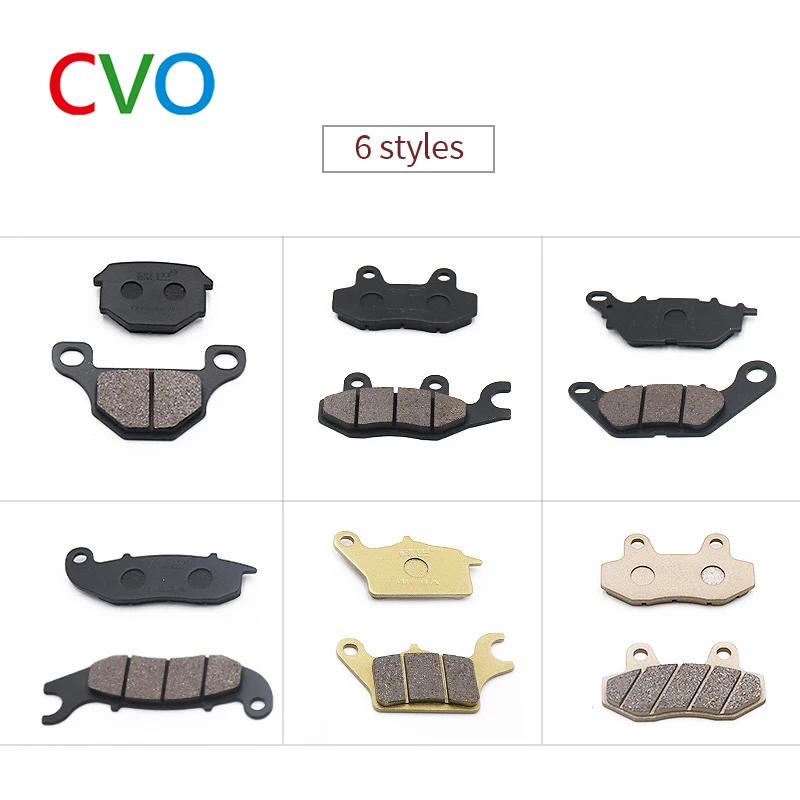 

CVO Motorcycle Brakes Front Rear Disc Brake Pads Shoes for W125 TXR W110 DTM150 Y125ZR LC135Y15 Scooter Moped