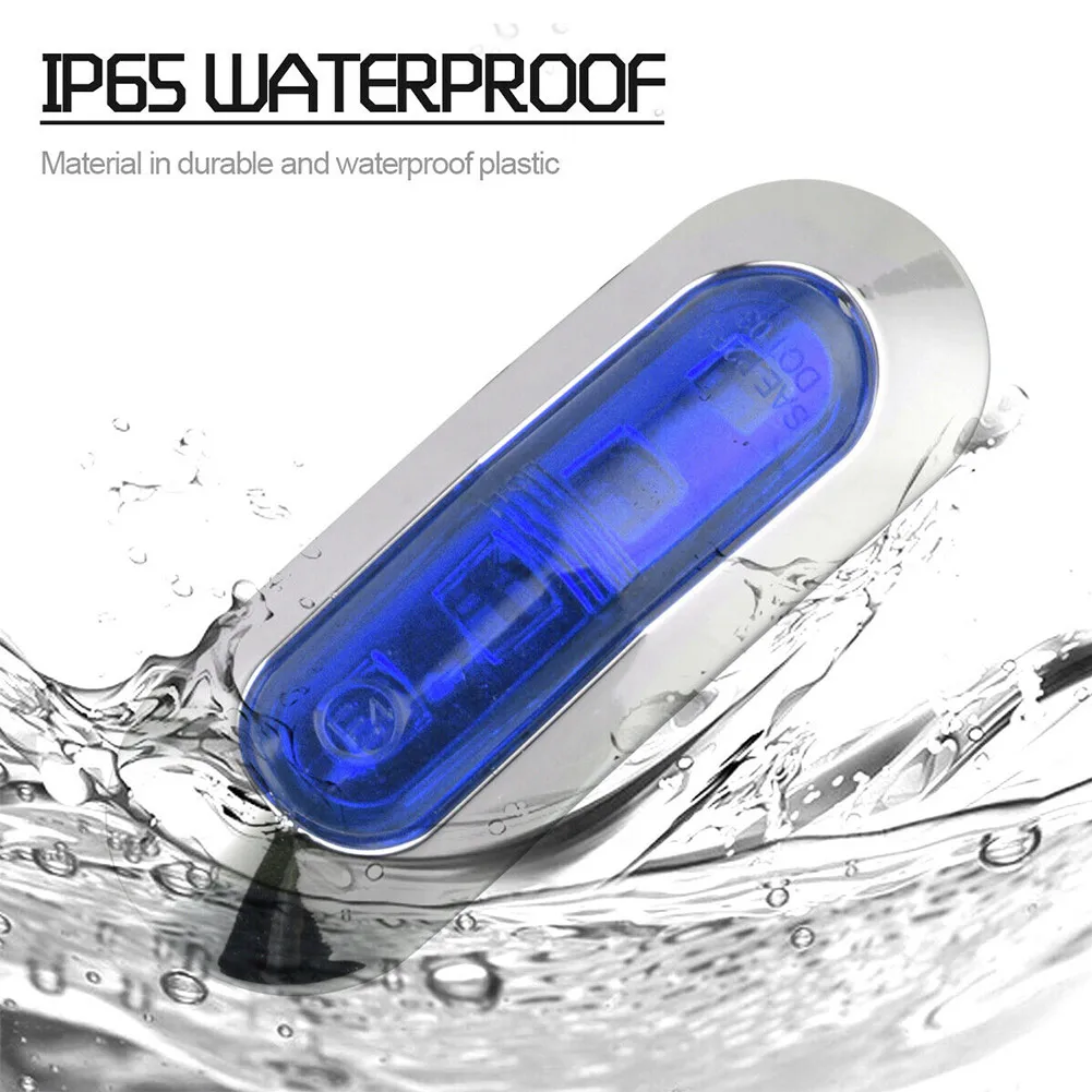 4Pcs Marine Boat Waterproof 4 LED Lamp Cabin Deck Courtesy Light Stern Transom Lights Blue 12V 24V Deck Walkway Stair Lamp
4Pcs Marine Boat Waterproof 4 LED Lamp Cabin Deck Courtesy Light Stern Transom Lights Blue 12V 24V Deck Walkway Stair Lamp
