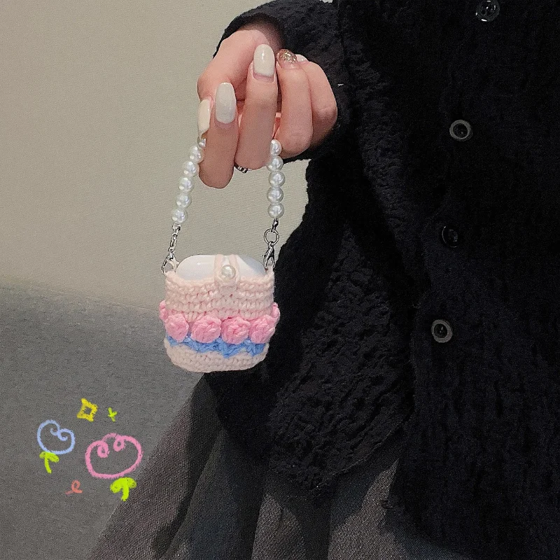 Чехол для наушников INS с цветочной корзиной для AirPods1 2 3 Pro ручное вязание свежий и яркий чехол Аксессуары
Чехол для наушников INS с цветочной корзиной для AirPods1 2 3 Pro ручное вязание свежий и яркий чехол Аксессуары