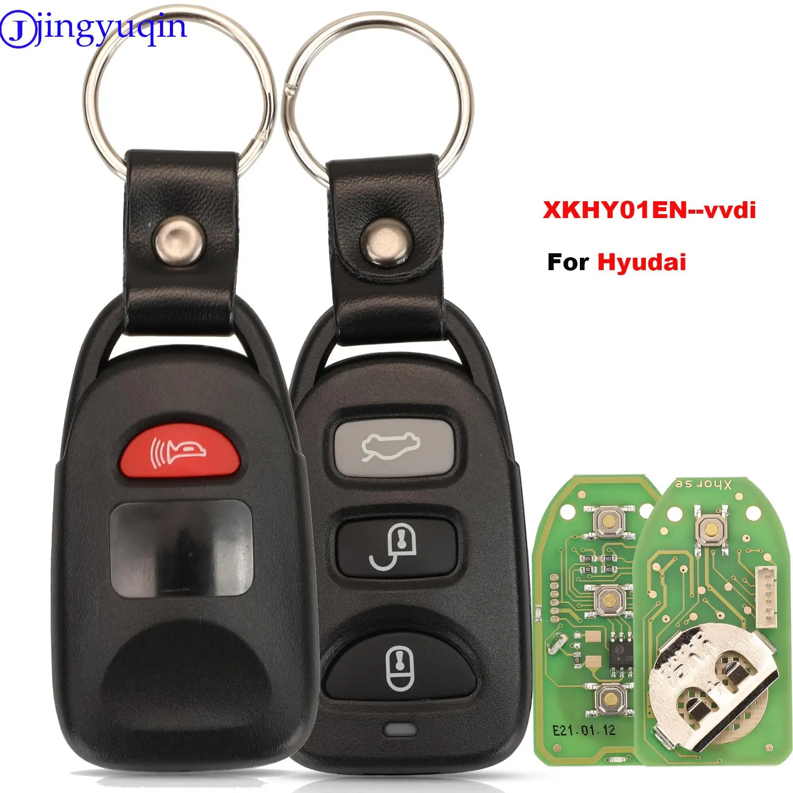 Xhorse jingyuqin XKHY01EN проводной дистанционный Автомобильный ключ для Hyundai 3 + 1 кнопки