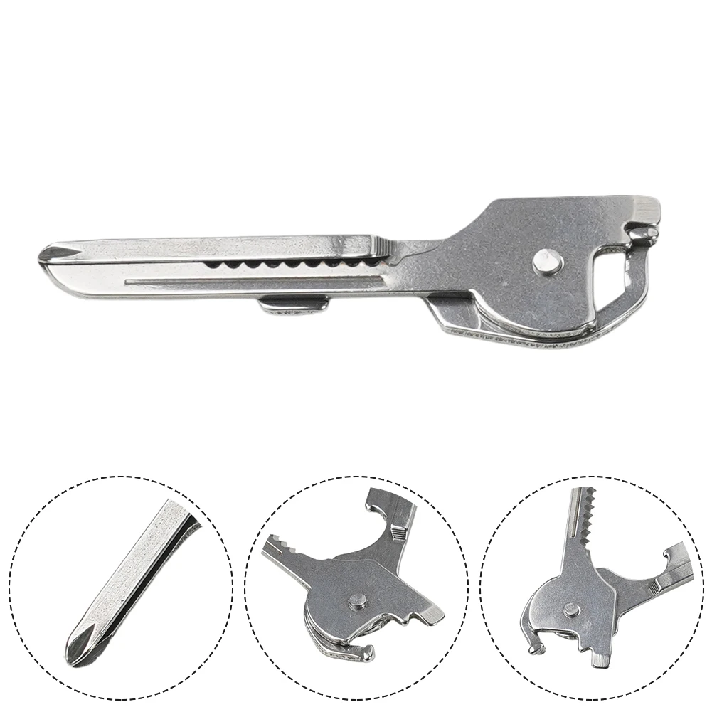 6 In 1 Outdoor Folding Mini Pocket Keychain Multitool Key Shape Bottle Opener Screwdriver Serrated Blade Survival Escape Tool
6 In 1 Outdoor Folding Mini Pocket Keychain Multitool Key Shape Bottle Opener Screwdriver Serrated Blade Survival Escape Tool
