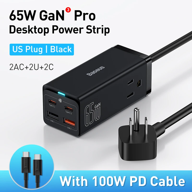 65W GaN3 Pro Desktop Charger Power Strip US Plug Charging Station Fast Charger For iPhone 20W/Huawei 225WSCP/Samsung 25W/Xiaomi
65W GaN3 Pro Desktop Charger Power Strip US Plug Charging Station Fast Charger For iPhone 20W/Huawei 225WSCP/Samsung 25W/Xiaomi