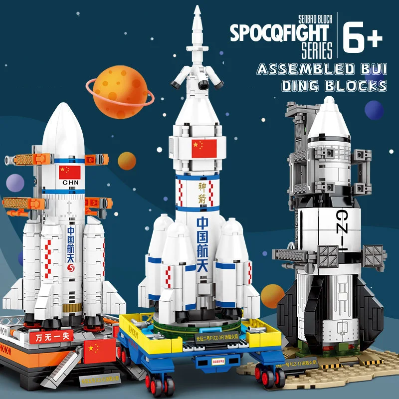 Aerospace Small Particle Building Block Series Long March 5 Rocket Model Children's Educational Assembly Toys Montessori Toys
Aerospace Small Particle Building Block Series Long March 5 Rocket Model Children's Educational Assembly Toys Montessori Toys
